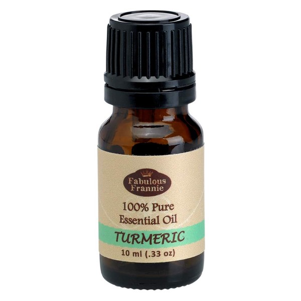 Fabulous Frannie Turmeric 100% Pure, Undiluted Essential Oil Therapeutic Grade - 10ml- Great for Aromatherapy!
