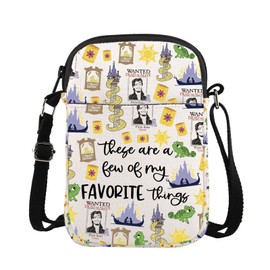 ENSIANTH Rapunzel Merch Fairy Tale Lover Gift Princess Tangled Crossbody Bag Lost Princess Gift Tangled Castle Messenger Bag (Rapunzel CB)