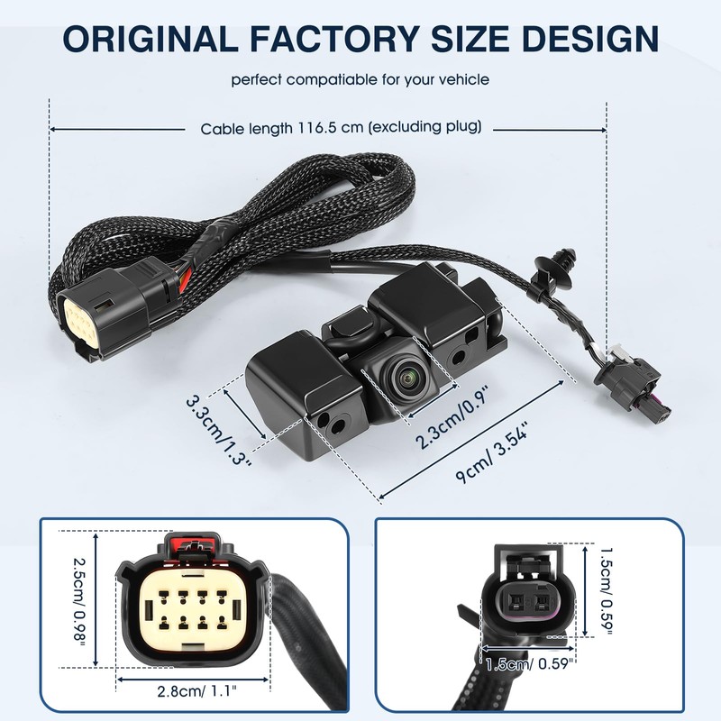 ACAUTO Rear View Backup Reverse Camera Fit for Chevy Silverado,