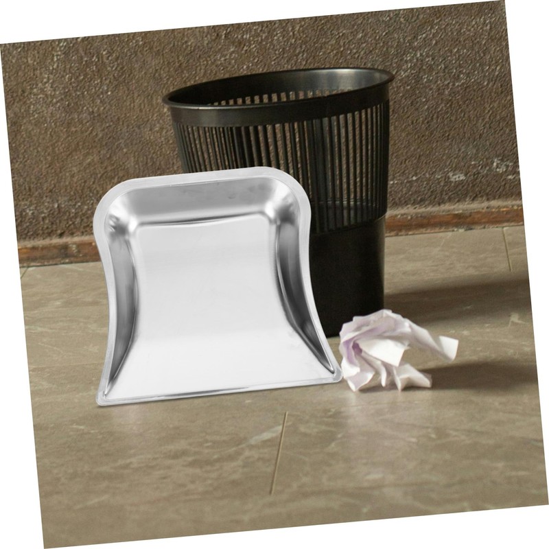 Garneck ステンレス製卓上清掃小型ダストパン ポータブル便利なゴミシャベル 耐久性に オフィス用掃除道具 狭所清掃対応