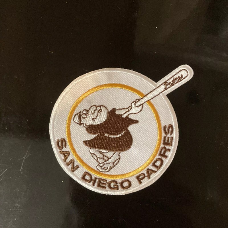 Unbranded San Diego Padres VINTAGE Embroidered Iron On Patch 3.25”