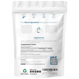 Magnesium Glycinate Powder for Sleep & Relaxation, 12oz (56 Servings) | 100% Chelated for Max Absorption | Support for Sleep, Muscle, Heart & Nerve Health | Sweet Peach Ring Flavor | Sugar Free