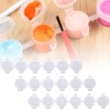 60 Pieces Empty Paint Cups with Lid, Mini Paint Pot