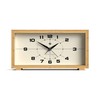 NEWGATE® Lemur Alarm Clock | Rectangular Design | Bamboo case