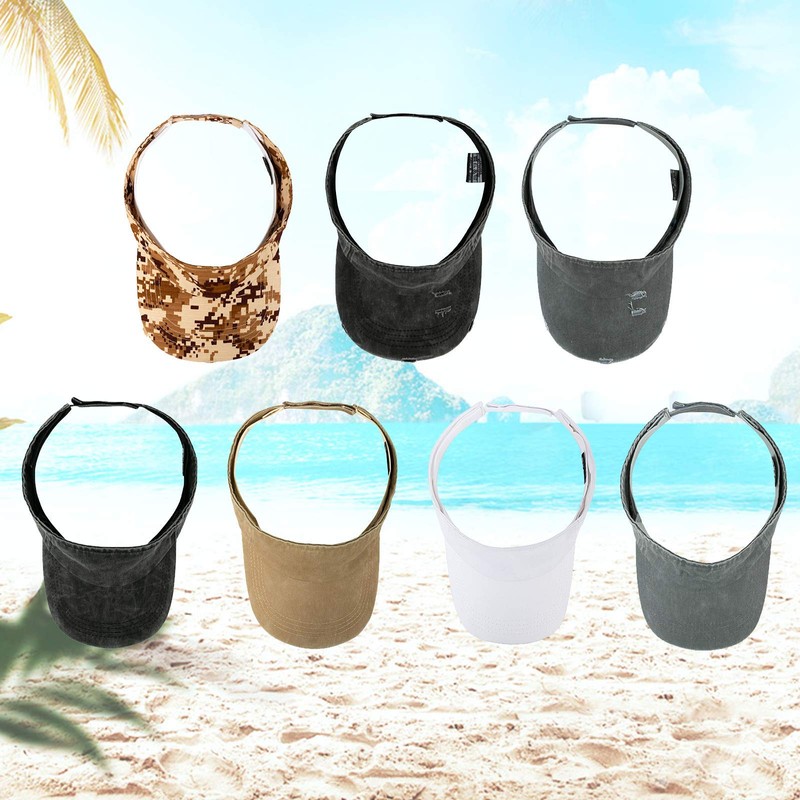ANDICEQY Sport Sun Visor Hats Adjustable Empty Top Baseball Cap