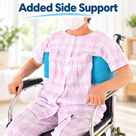 Wheelchair Side Support Cushion – Adjustable Positioning Pad with Belt