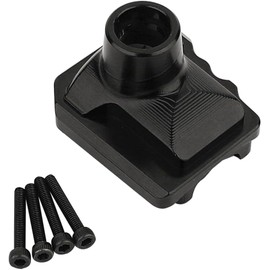 Pothyes TRX4 Differential Housing Cover Middle Axle Diff Cover for 1/10 RC Crawler Car TRX6 Upgrade Parts (Black)