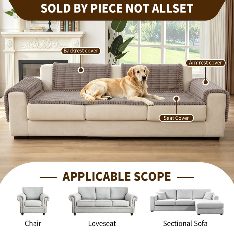 Waterproof Couch Cover for Dogs, Non Slip Washable Sofa Protector