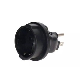 SF Cable European CEE7/7 Schuko to USA NEMA 5-15 Power Plug Adapter