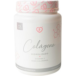 CARO FIT | Colágeno Hidrolizado en polvo con Ácido Hialurónico, Vitamina C, Resveratrol y Coenzima Q-10 | Suplemento Antioxidante Sin Azúcar y Sin Sabor para Piel Radiante, Cabello Saludable y Uñas Fuertes - 500g