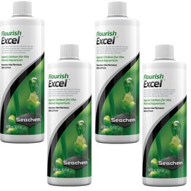 Seachem Flourish Excel 500 Milliliter Bottles (4 Pack)