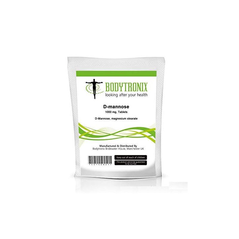 Bodygenix D-Mannose 1000mg Tablets High Strength UTI Treatment Immune System