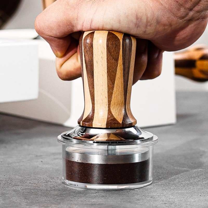 CAPFEI Spring Loaded Tamper 54 mm with Flat Base Self-Leveling