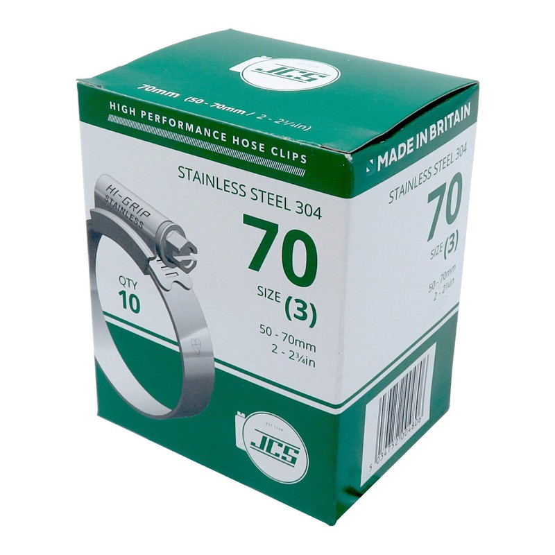 JCS Hose Band High Grip SUS JCS Stainless Steel 304-11