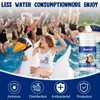 100PCS Chlorine Tablets for Swimming Pool and Spas, Multifunctional Clearwater