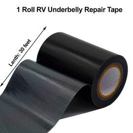 Autrends RV Underbelly Tape Camper Travel Trailer Mobile Home Belly Repair Tape Strong Adhesive Waterproof Tape for RV Material, Awnings Repair, Tear Repair (4" x30ft)