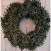 No Brand Canadian Pine Wreath 24" Unlit Artificial Wired Back