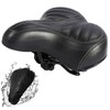 Comfortable Bicycle Saddle, Ergonomic Gel Saddle with Double Suspension Ball