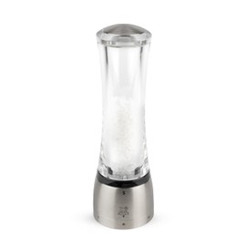 PEUGEOT Daman 25458 - Macinasale manuale u'Select, in acrilico/acciaio inossidabile, trasparente/argento, altezza: 21 cm