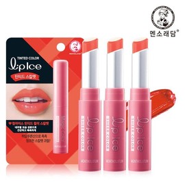 Mentholatum Lip Ice Tinted Color Scarlet 2g x3 / 멘소래담 립아이스 틴티드 컬러 스칼렛 2g x3개