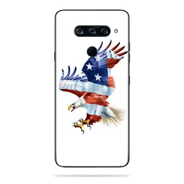 MightySkins Skin Compatible with LG V40 ThinQ - American Eagle | Protective, Durable, and Unique Vinyl Decal wrap Cover | Easy to Apply, Remove, and Change Styles | Made in The USA