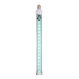Vickerman 5 Pack of 12 Green LED Snowfall Tube Bulb, 32 SMD Doublesided Diodes, C9-E17 Nickel Base