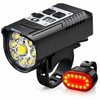 9 LED Bicycle Headlight & Rear Taillight Set – USB