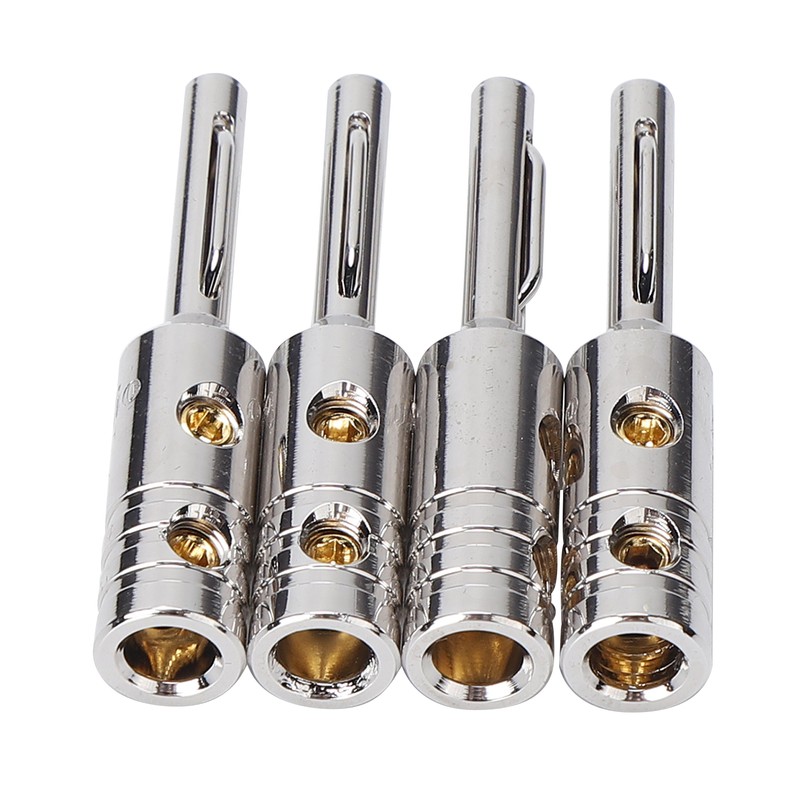 Monosaudio B80（R）Banana Plug Pure Copper Power Plug Connector for Professional