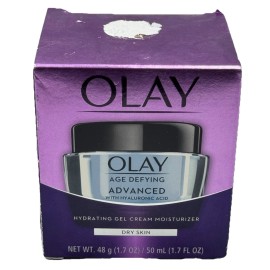 olay age defying advanced hydrating gel cream moisturizer 1.7oz ea scuffed box