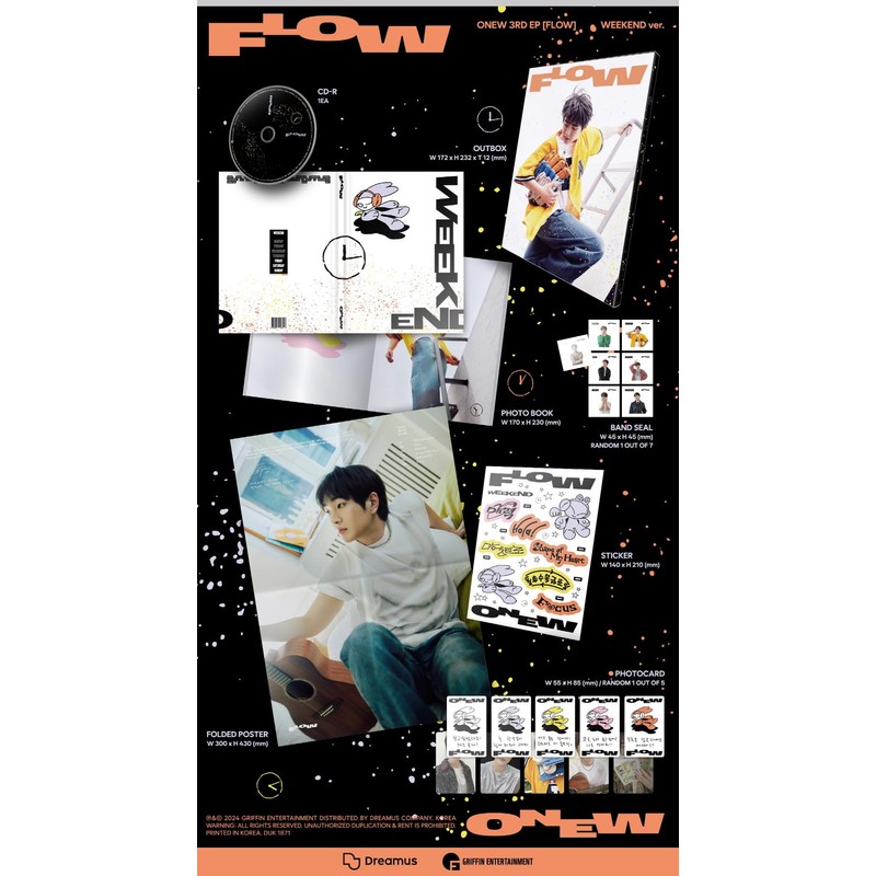 ONEW - FLOW 3rd Mini Album (Weekend ver.)