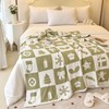 Andreannie Ultra Cozy Christmas Throw Blanket Microfiber Polyester Snowflake Pattern