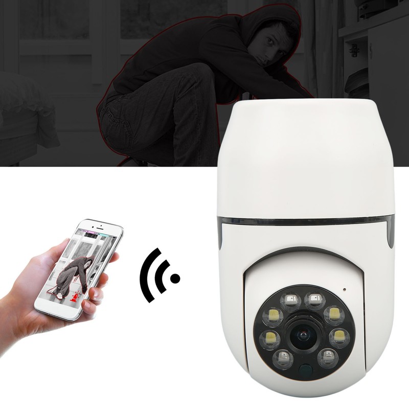 Security Camera WiFi Wireless 1080P LED Night Light Motion Detection