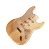 RuiJOTWAT Unfinished ST Guitar Body in Solid Paulownia Wood Painted