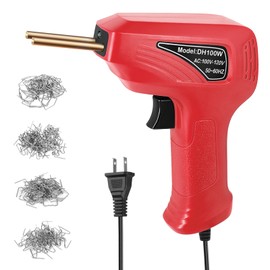 Portable Handheld Plastics Welding Machine Panel Crack Repairs Kit Thermal Cutting Hot Stapler Plastics Repairing Tool Set with LED Light