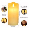 KELAUDIA SHOP Vela Led Recargable Parpadeante Danzantes Control Remoto15cm