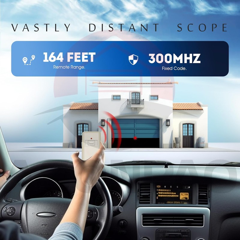 3X MultiCode Gate Opener Remote 3060 3089, Multi Code Garage