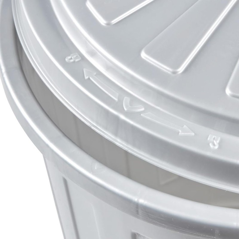 OK Mini Bin, Light Silver, 24 x 24 x 29