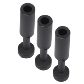 Pneumatic Plugs for Closing Plug Connections, Set of 3, 6 mm Blanking Plugs for Compressed Air Plug Fittings IQS, Hose Connectors etc.