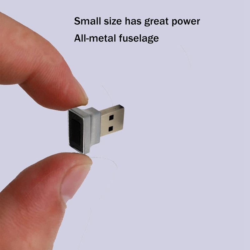 Lyaciomn 1 PCS USB Fingerprint Reader Computer USB Fingerprint Lock