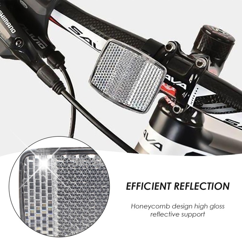 EHDWXVZM Pack of 2 Reflective Rear Lights with 2 Reflective