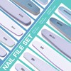 Nail File Buffer, MORGLES Professional 12PCS Emory File Nail File