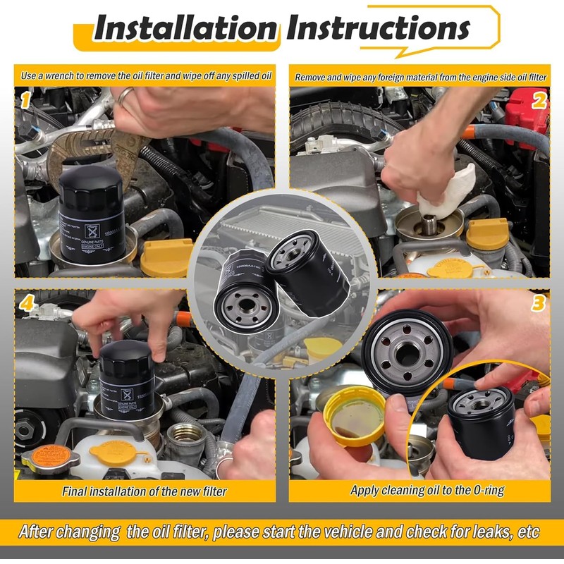 15208AA21A Engine Oil Filter Compatible with 2011-2025 Subaru Outback Legacy