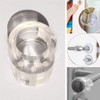 3pcs Door Stopper Transparent Silica Gel Door Handle Buffer Wall