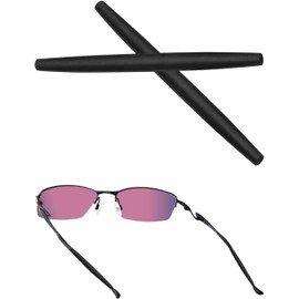 LenzReborn Replacement Earsocks for Oakley Transistor OX3085/Lizard/Lizard 2/Capacitor/Spoke/Jackknife 2.0/Jackknife 4.0/Jackknife 6.0 Eyeglass - Black