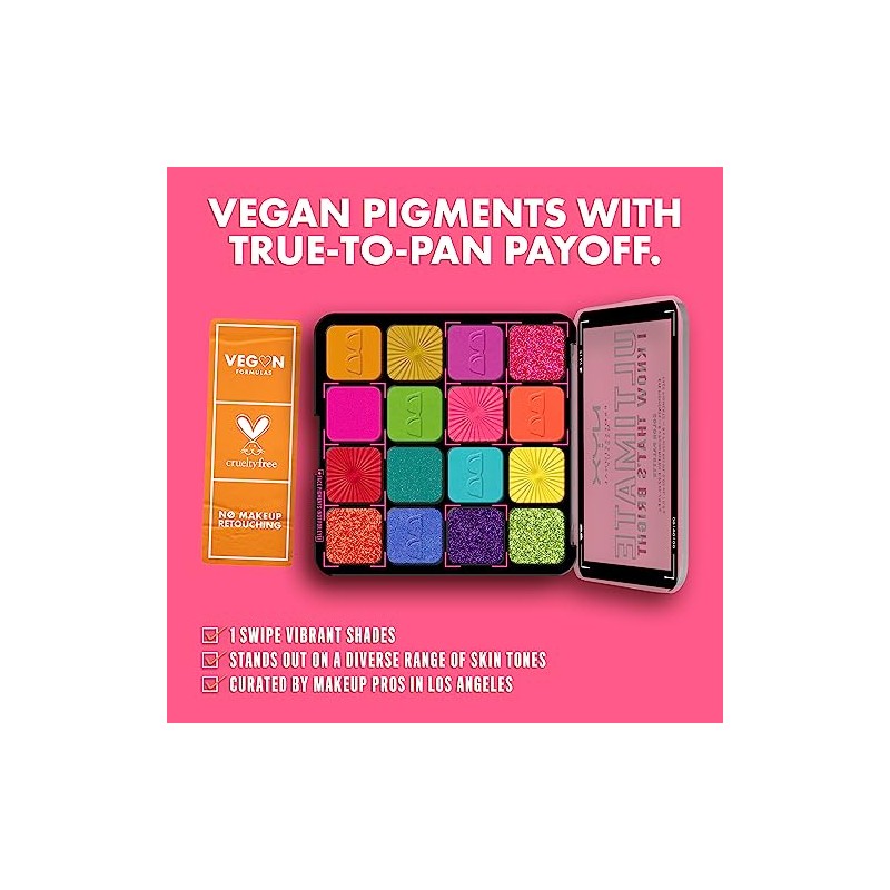 NYX PROFESSIONAL MAKEUP, Paleta de Sombras Definitiva, Paleta de Sombras