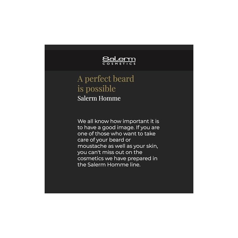 Salerm Homme Beard Oil, 1.0 Ounce/30 ml