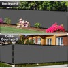 Cisvio 8'X 50' Privacy Screen Fence 90% Blockage Heavy Duty