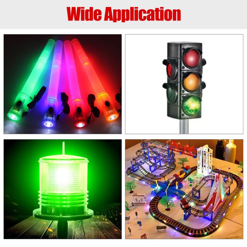 YIXISI 15 PCS 100mm Prewired Strip LED Light, 12V -