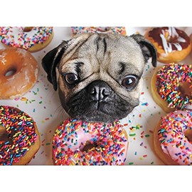 Doug The Pug 1000 Piece Puzzle Jigsaw Puzzle 27 x 19in