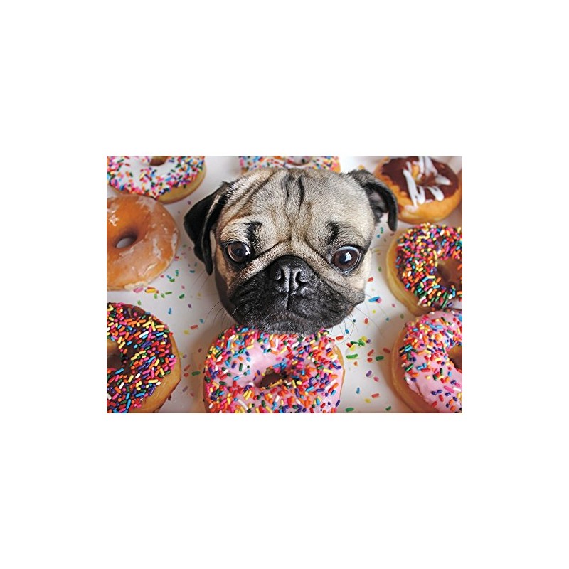 Doug The Pug 1000 Piece Puzzle Jigsaw Puzzle 27 x